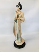 A LARGE FLORENCE FIGURE OF A LADY F. TAUI H 75CM.