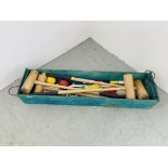 4 X CROQUET HAMMERS,