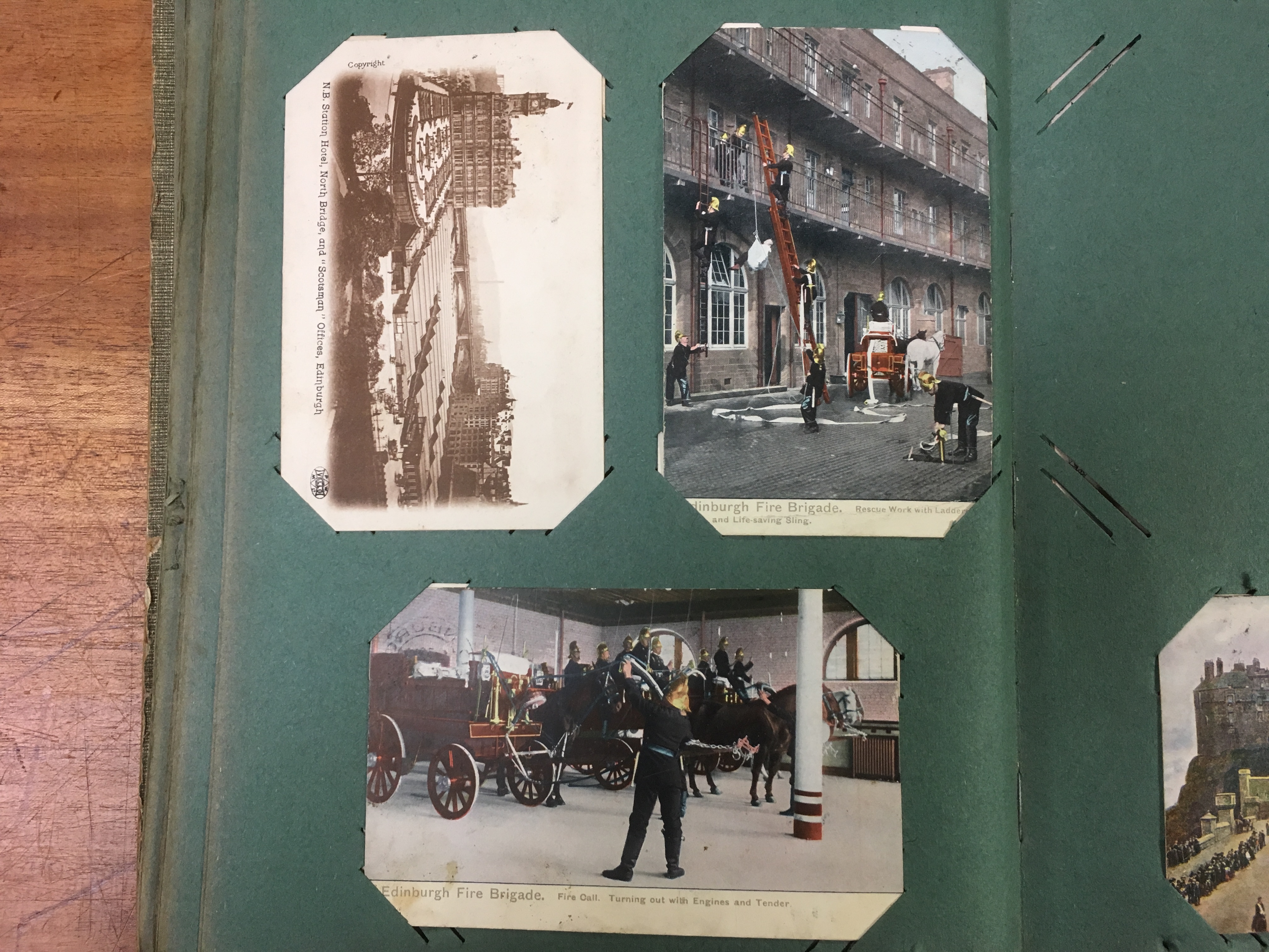 MIXED POSTCARDS IN ALBUM AND LOOSE, EDINBURGH FIRE BRIGADE (2), SCOTCH FISHER FOLK, LONDON ZOO, - Image 5 of 6