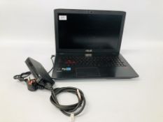 ASUS REPUBLIC OF GAMERS LAPTOP COMPUTER MODEL GL552J, CORE i7,