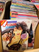 A COLLECTION OF ADULT MAGAZINES TO INCLUDE ASIAN BABES, HOTTEST ASIAN BABES, ELECTRIC BLUE, PARADE,