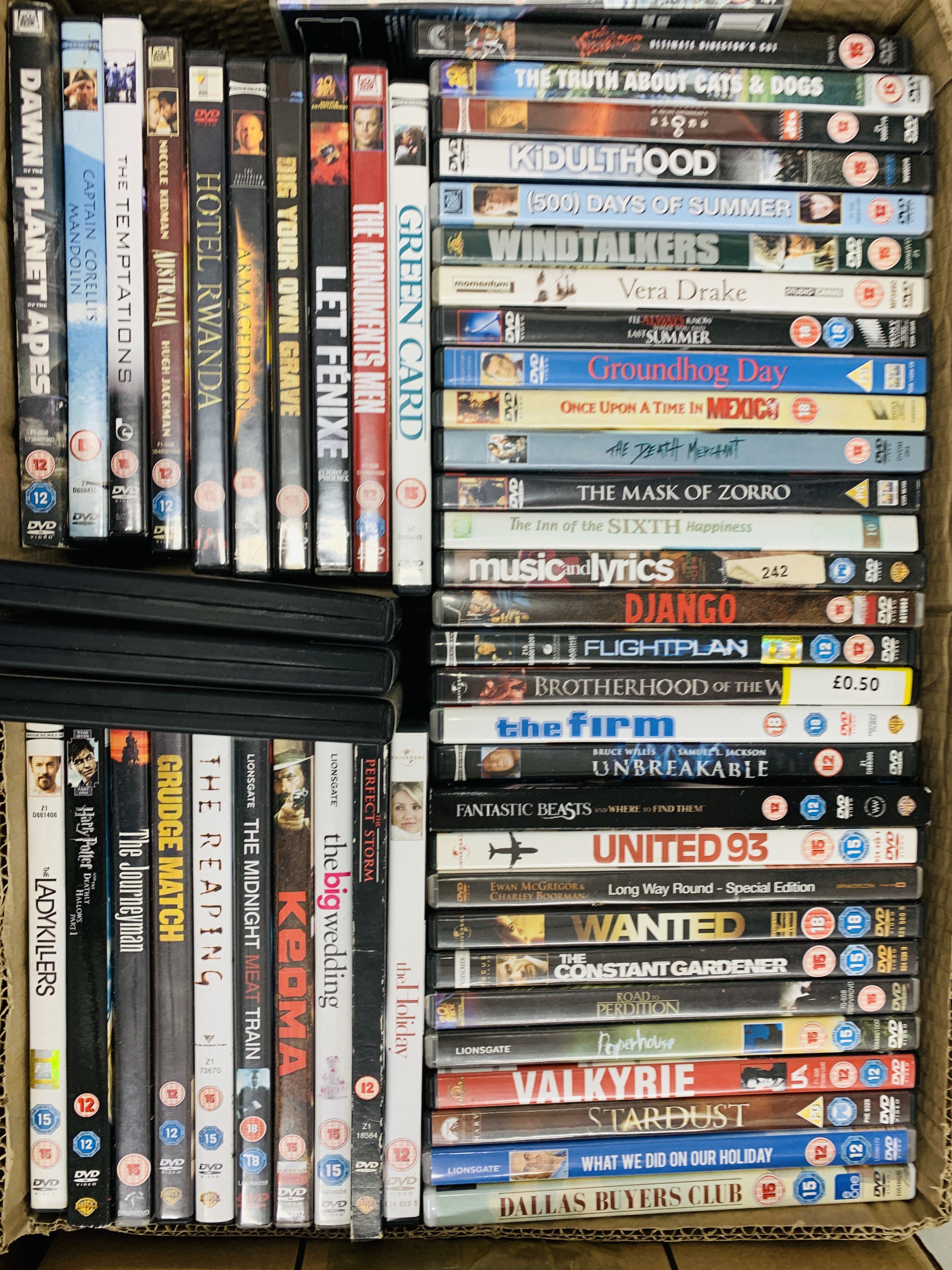 QUANTITY OF ASSORTED DVD'S APPROX 250 TITLES. - Image 6 of 6