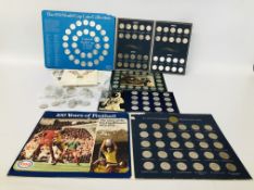 COIN SETS TO INCLUDE - COMMONWEALTH GAMES £2 COIN,