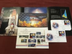 25th ANNIVERSARY OF NASA PHILATELIC SOUVENIR 1189 / 2500,