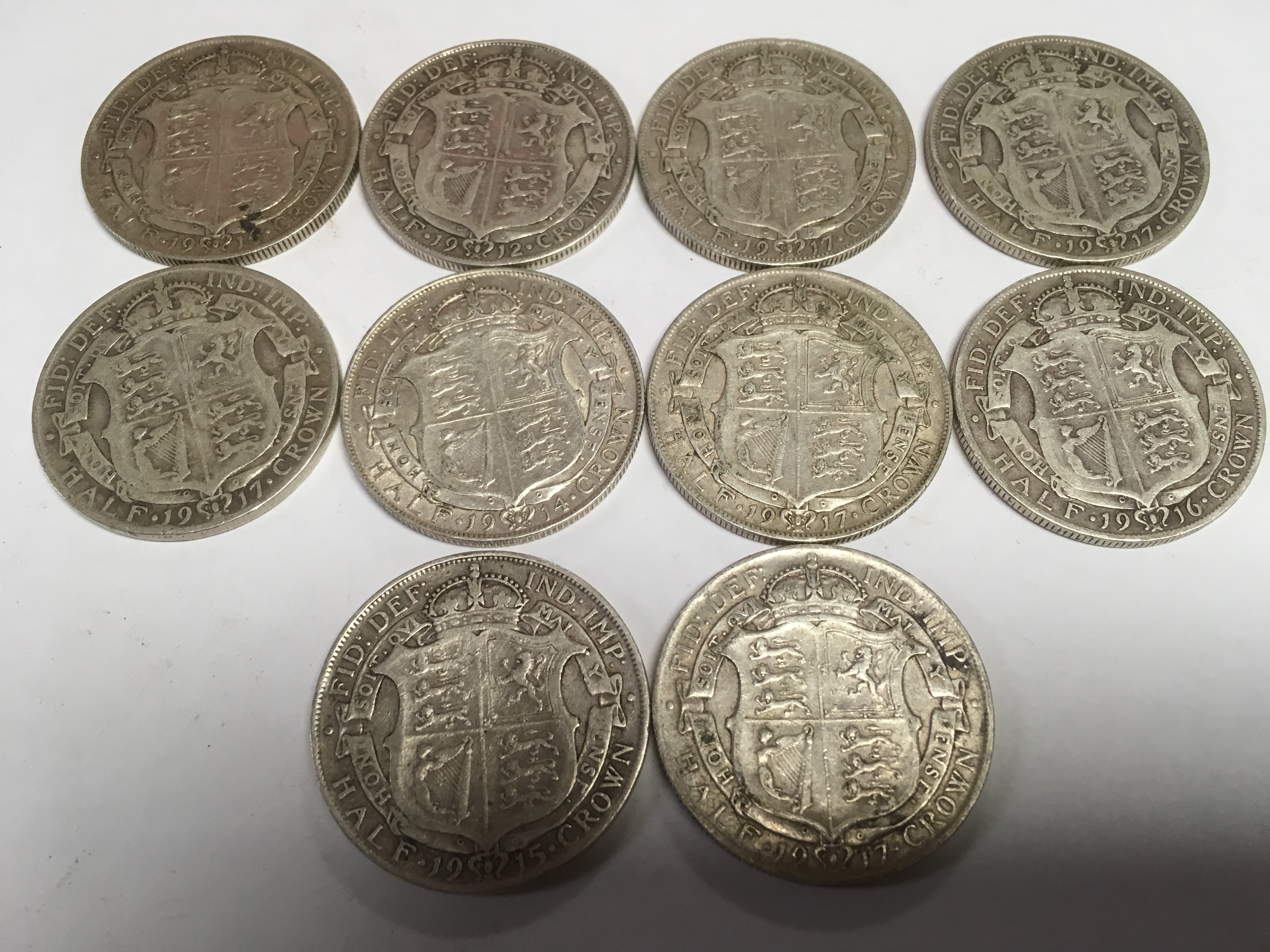 TUB OF PRE 1920 UK SILVER COINS INCLUDING 1903 FLORIN, 1906 SHILLING ETC, FACE APPROX £2.40. - Image 3 of 5