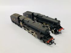 2 X HORNBY 00 GAUGE LOCOMOTIVES AND TENDERS TO INCLUDE LMS 51112 AND AYRSHIRE YEOMANRY 45192