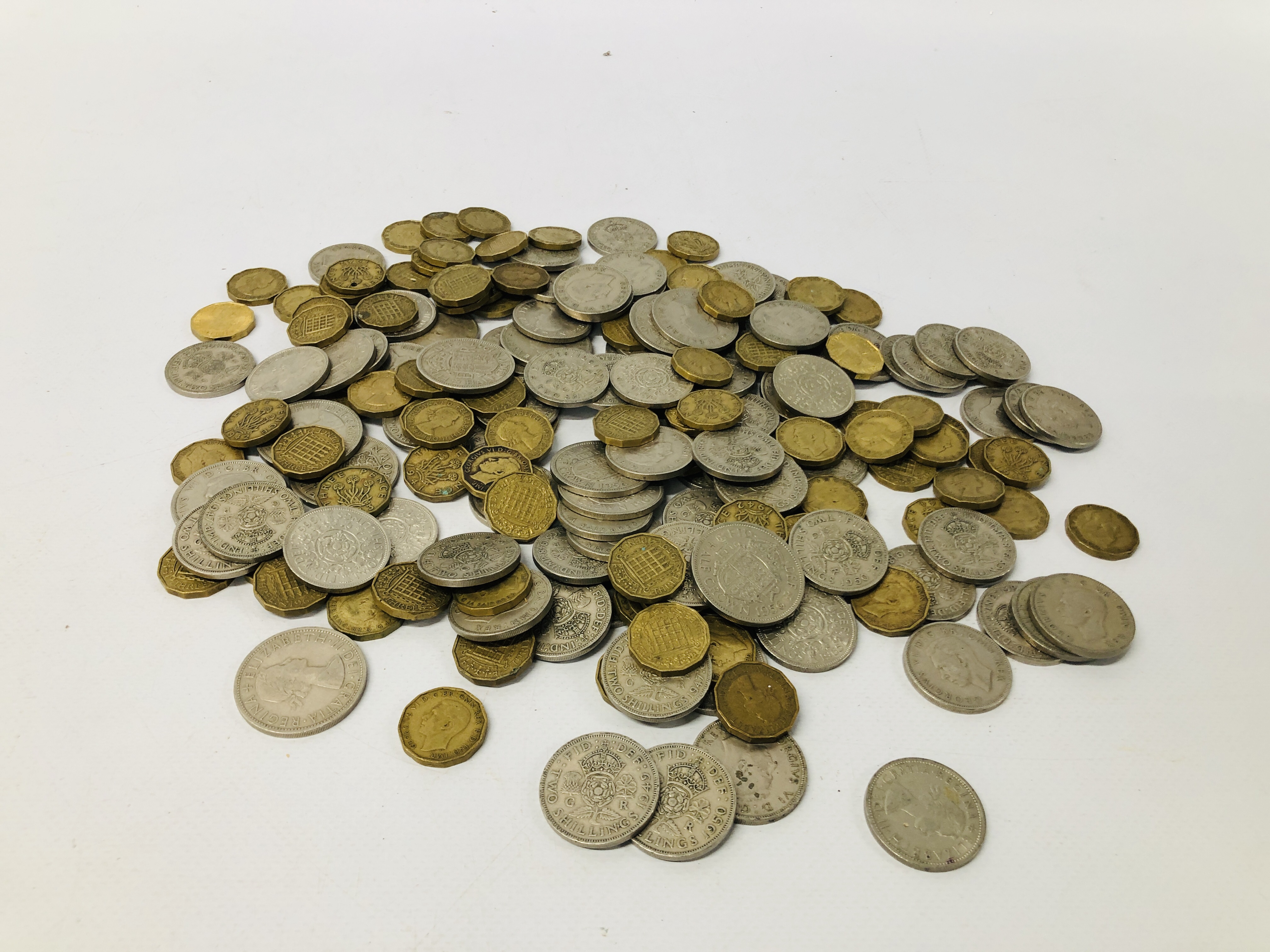 BOX OF UK PRE-DECIMAL COINS