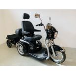 DRIVE "EASY RIDER" THREE WHEEL MOBILITY SCOOTER ROAD LEGAL VRM-AY21 GVT SOLD COMPLETE WITH