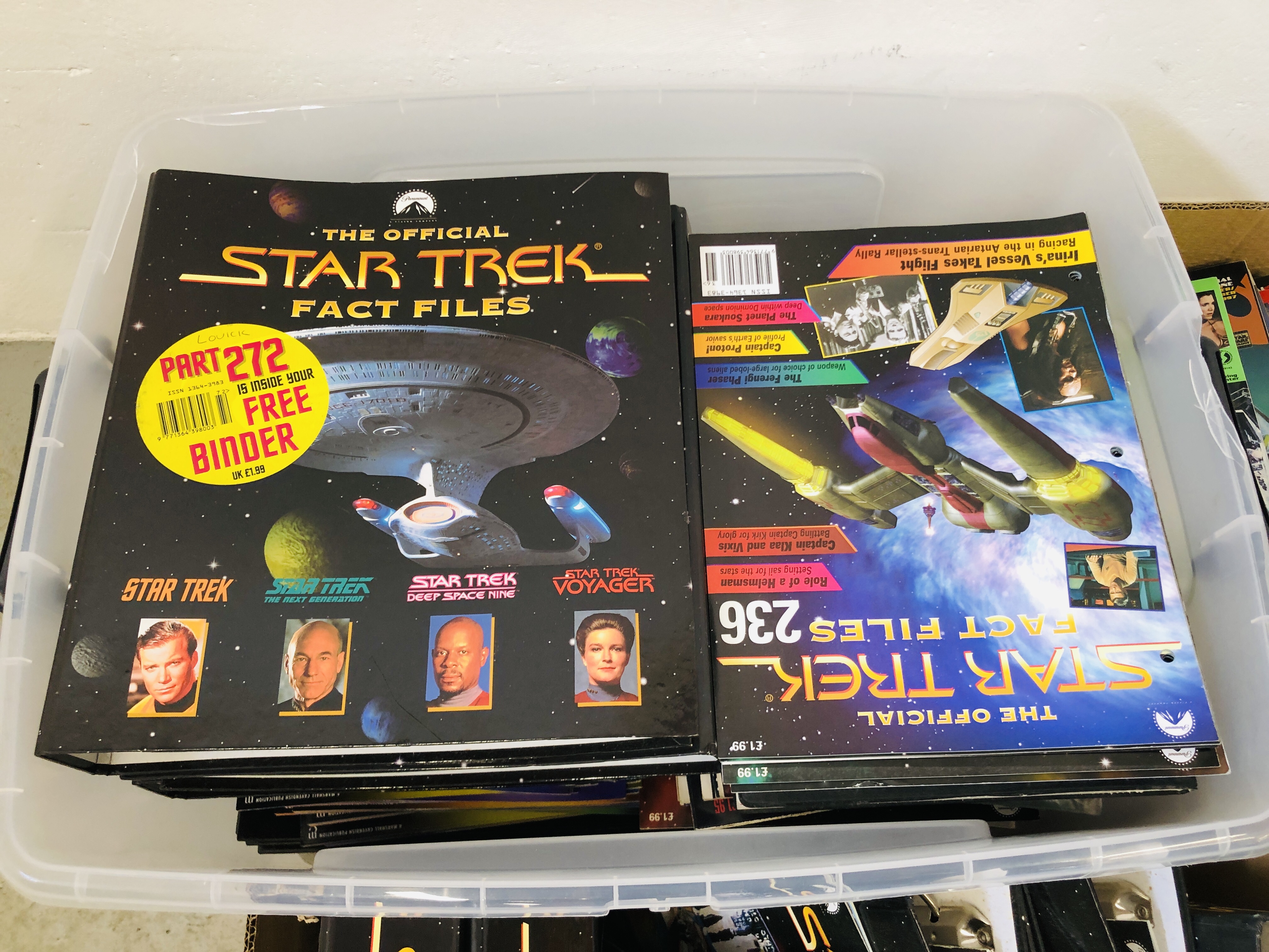 A LARGE COLLECTION OF STAR TREK FACT FILES ALONG WITH OTHER STAR TREK MAGAZINES, THE FINAL FRONTIER, - Image 7 of 7