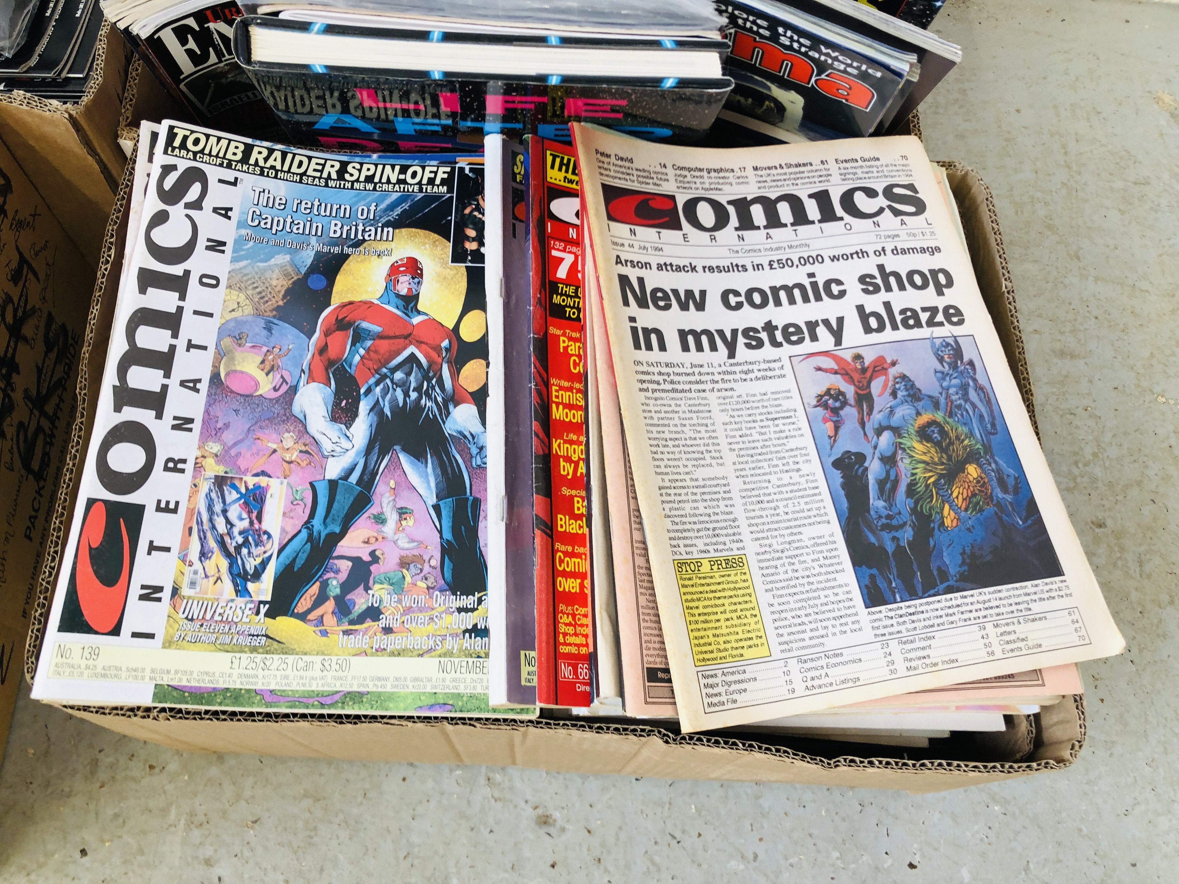 COLLECTION OF COMICS AND MAGAZINES TO INCLUDE A COLLECTION OF ALIEN AND UFO MAGAZINES TO INCLUDE - Image 2 of 7