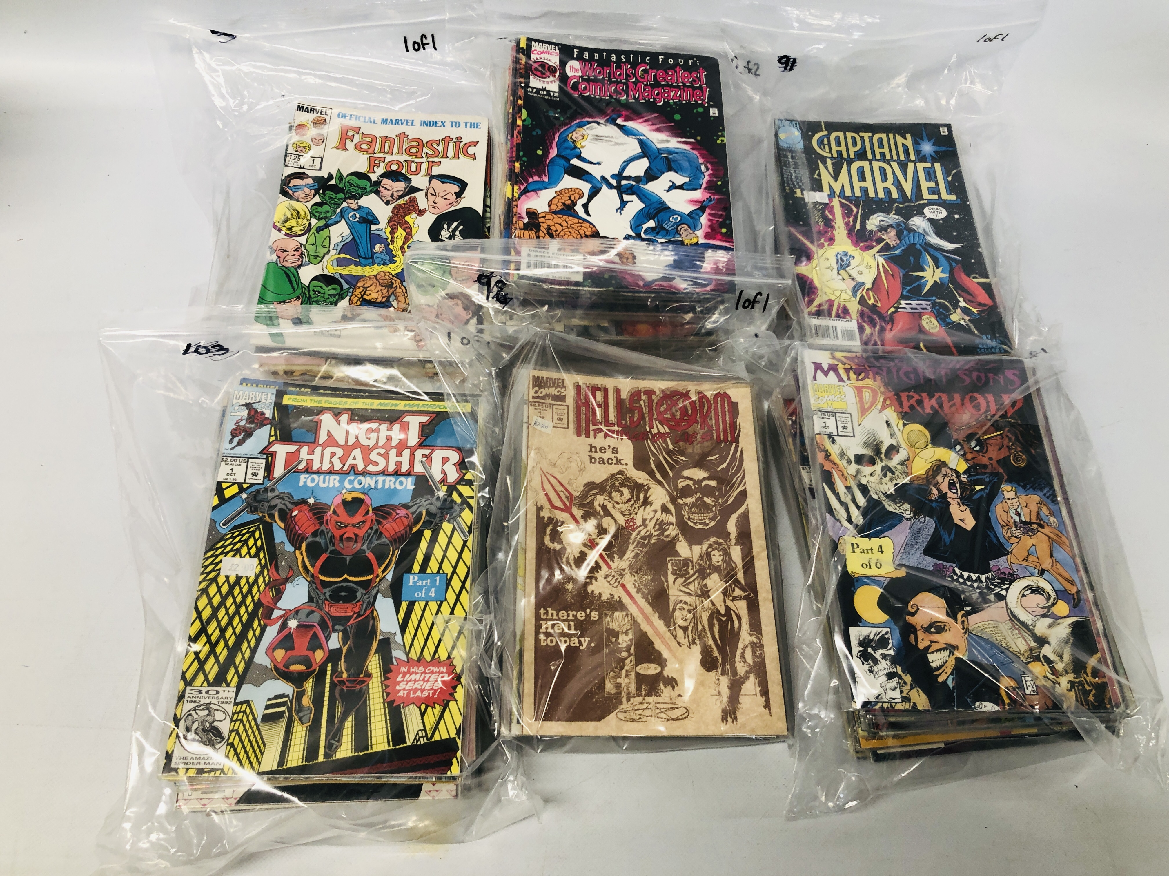 A COLLECTION OF COMICS TO INCLUDE MARVEL COMICS FANTASTIC FOUR OFFICIAL MARVEL INDEX NO. - Image 2 of 4