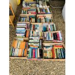 13 X BOXES OF ASSORTED BOOKS TO INCLUDE ANTIQUARIAN, HISTORY, NOVELS, FICTION ETC.