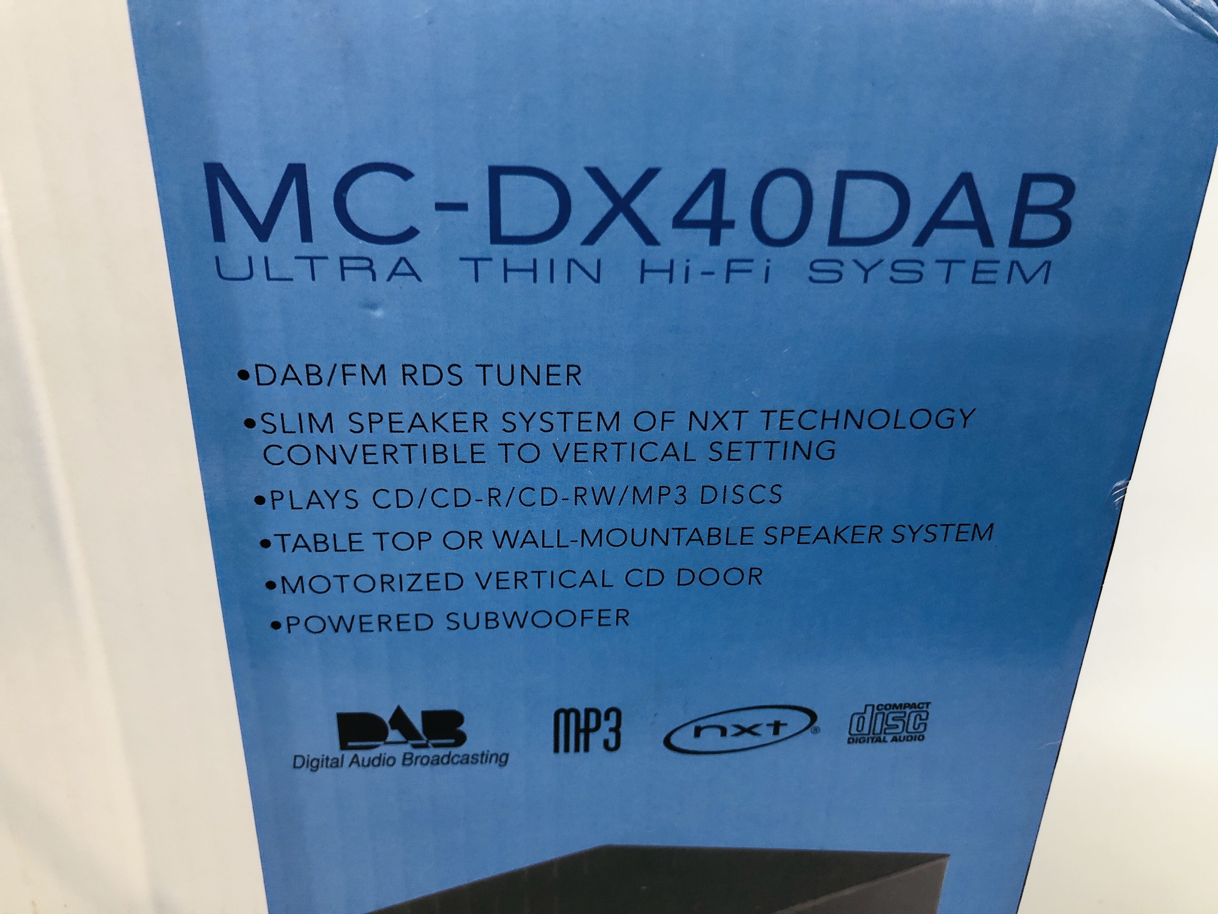 TEAC MC-DX 40 DAB ULTRA THIN HIFI SYSTEM (BOXED AS NEW) - SOLD AS SEEN. - Image 2 of 2