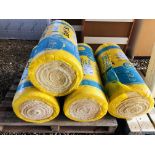 4 X ROLLS ISOVER 100MM RD PARTY WALL INSULATION.