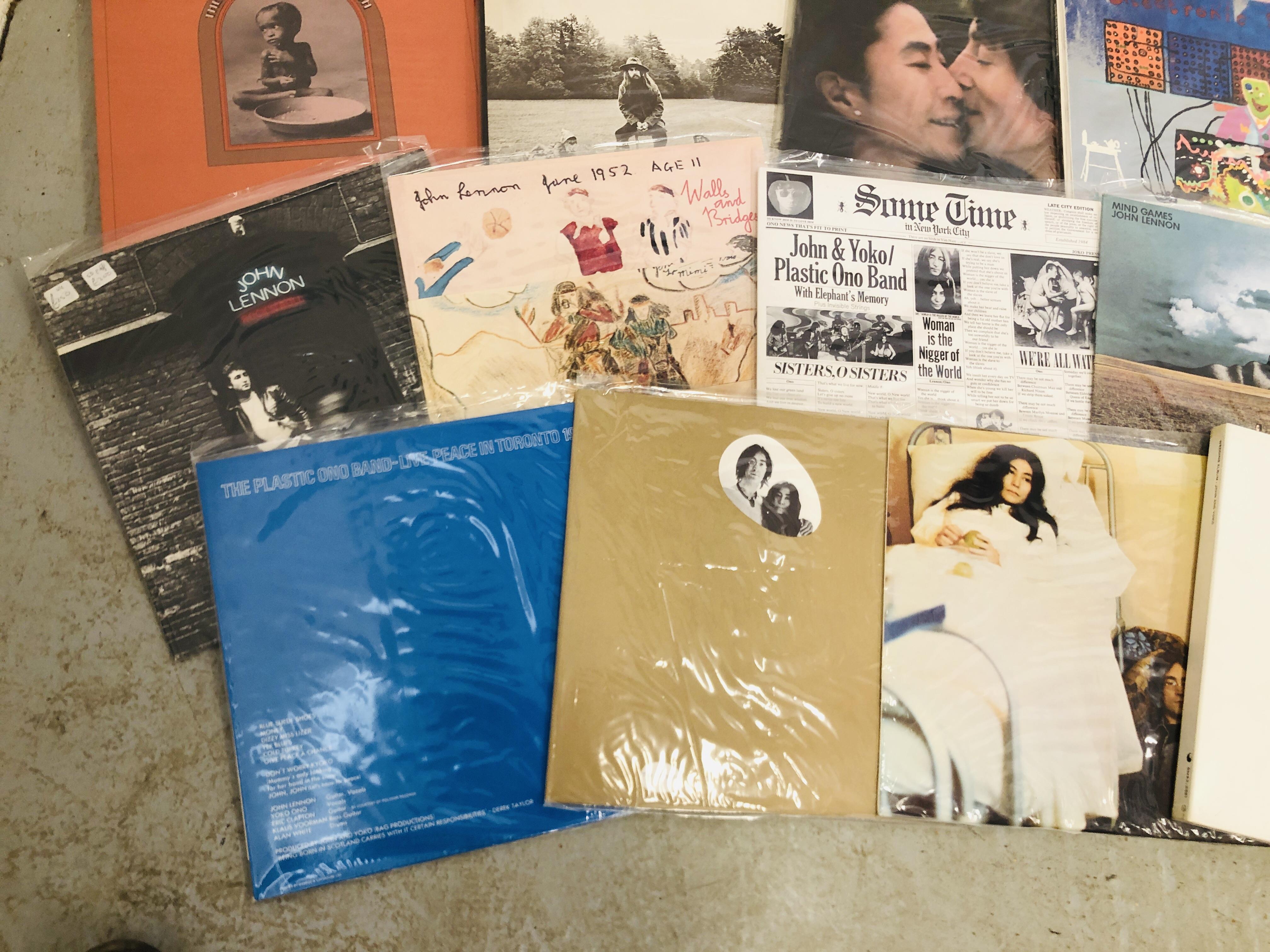 CASE CONTAINING APPROX 24 RECORD ALBUMS TO INCLUDE THE CONCERT FOR BANGLADESH, GEORGE HARRISON, - Image 2 of 5