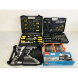 A SET OF HILKA CHROME VANDIUM METRIC AND IMPERIAL RING SPANNERS,