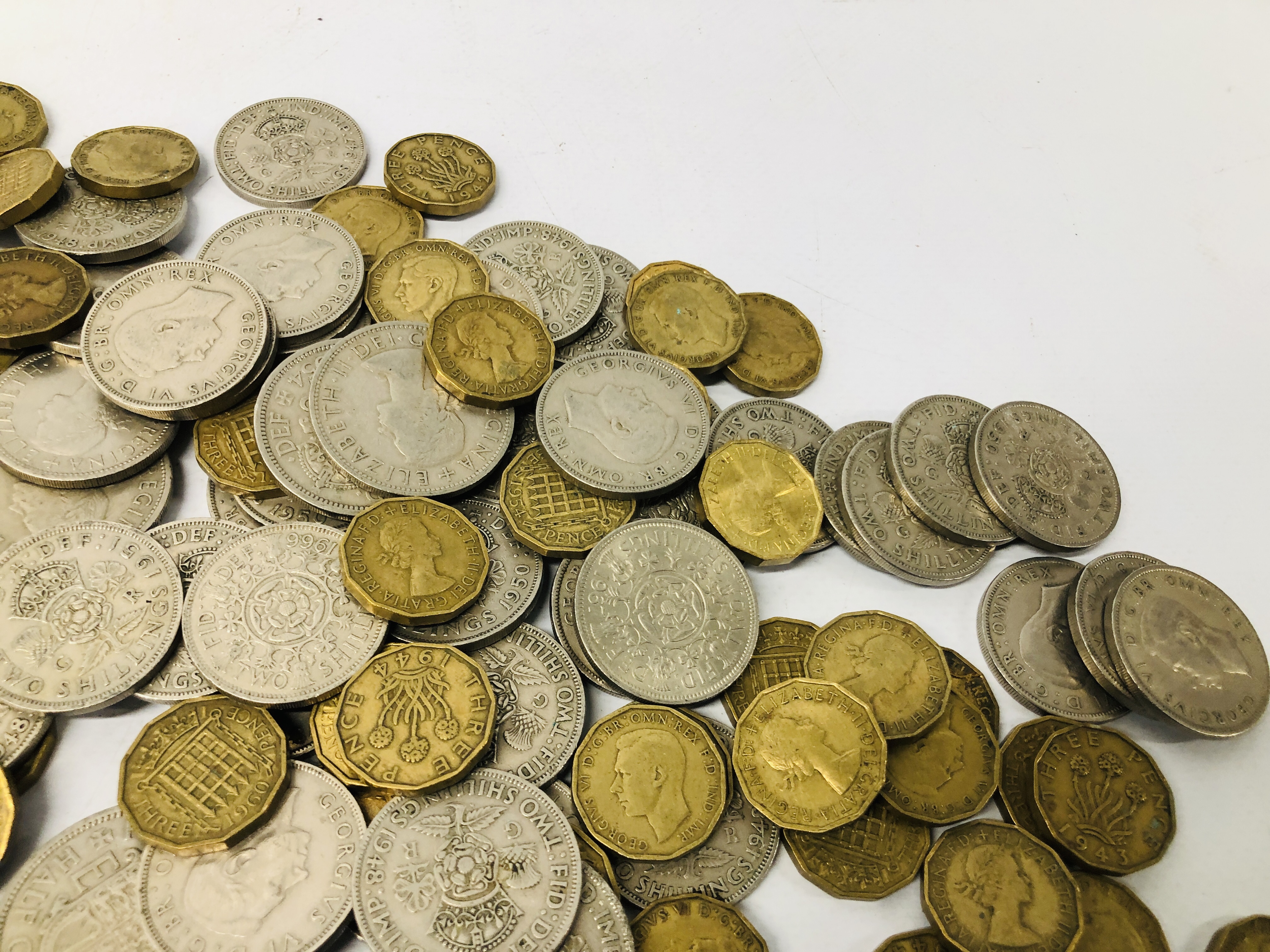 BOX OF UK PRE-DECIMAL COINS - Image 3 of 5