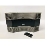 BOSE ACOUSTIC WAVE MUSIC SYSTEM 2 WITH REMOTE - SOLD AS SEEN