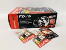 GRAUPNER MX-16 RC TRANSMITTER AND 3 X MICRO SD CARDS (COST £240 NEW) - SOLD AS SEEN