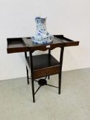 VINTAGE MAHOGANY WASH STAND,