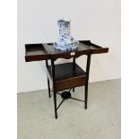 VINTAGE MAHOGANY WASH STAND,