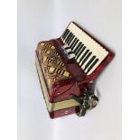A BARCAROLE MAGISTER ACCORDION IN CASE