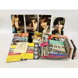 A COLLECTION OF BEATLES MEMORABILIA TO INCLUDE CLOTHING, CD'S, MAGAZINES, ETC.