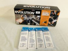 EVOLUTION 400 WATT MULTIPURPOSE PRECISION FILE SANDER BOXED AS NEW PLUS FOUR PACKS OF SILVERLINE