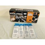 EVOLUTION 400 WATT MULTIPURPOSE PRECISION FILE SANDER BOXED AS NEW PLUS FOUR PACKS OF SILVERLINE