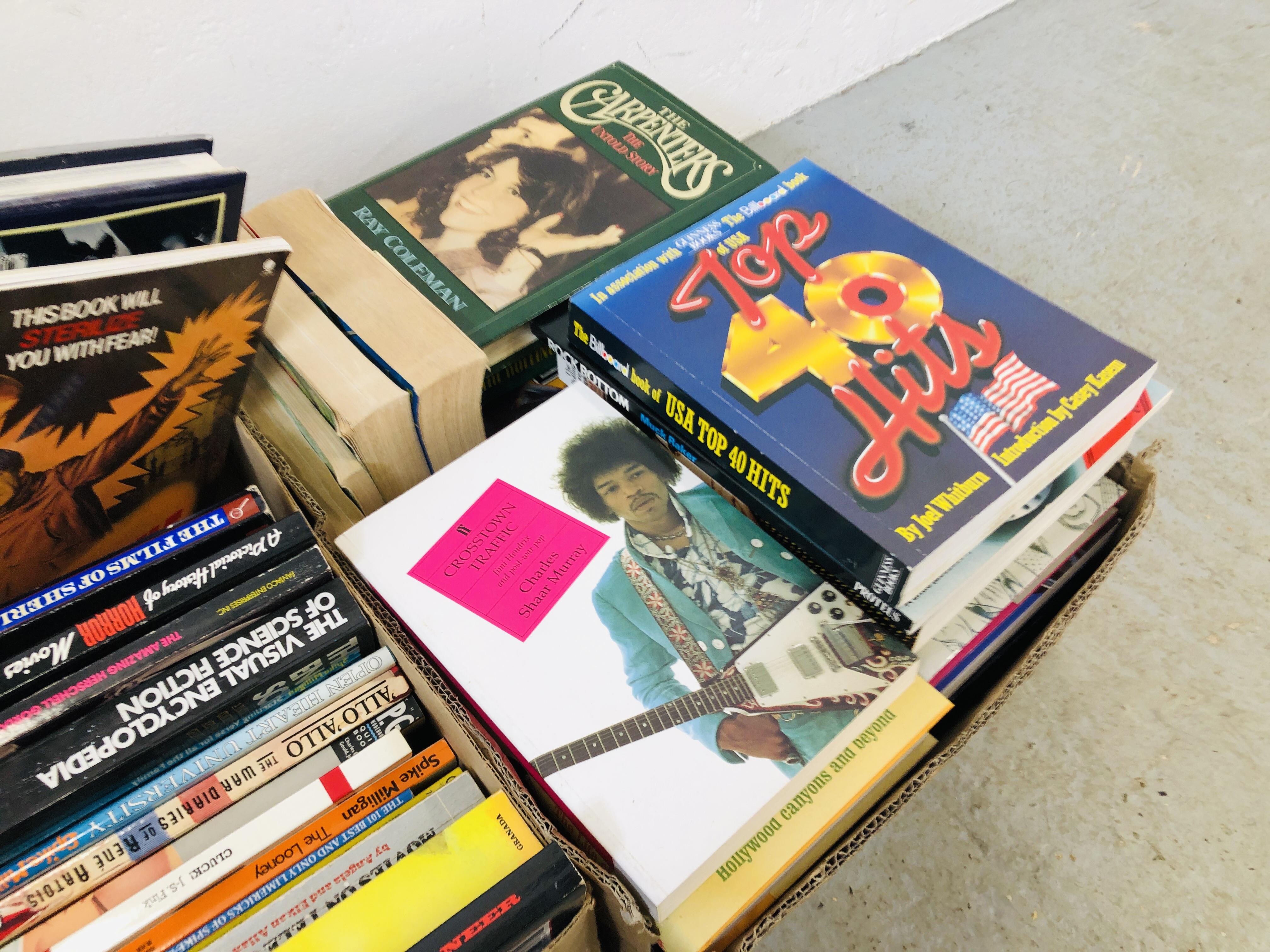 COLLECTION OF BOOKS TO INCLUDE MOVIE RELATED BOOKS AND A COLLECTION OF MUSIC RELATED BOOKS. - Image 4 of 4