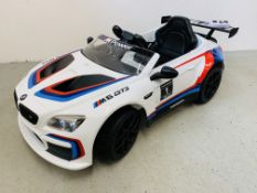 BMW M6 BATTERY POWERED CHILDS CAR, FORWARD GEARS.