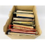 A BOX CONTAINING 12 ALBUMS OF GB STAMPS (SOME PART ALBUMS).