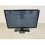 A SAMSUNG 43 INCH FLAT SCREEN TV MODEL PS43F4500AW - SOLD AS SEEN.