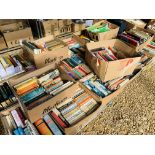 29 X BOXES OF ASSORTED BOOKS TO INCLUDE HISTORY, NOVELS, FICTION, ZOOLOGY AND GARDENING ETC.