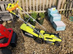 RYOBI 35L 1300 WATT COMPACT ELECTRIC LAWN MOWER - SOLD AS SEEN.