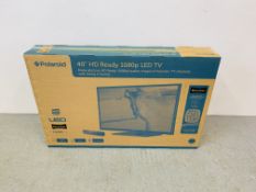 A BOXED POLAROID 40 INCH READY 1080P LED TV - SOLD AS SEEN.