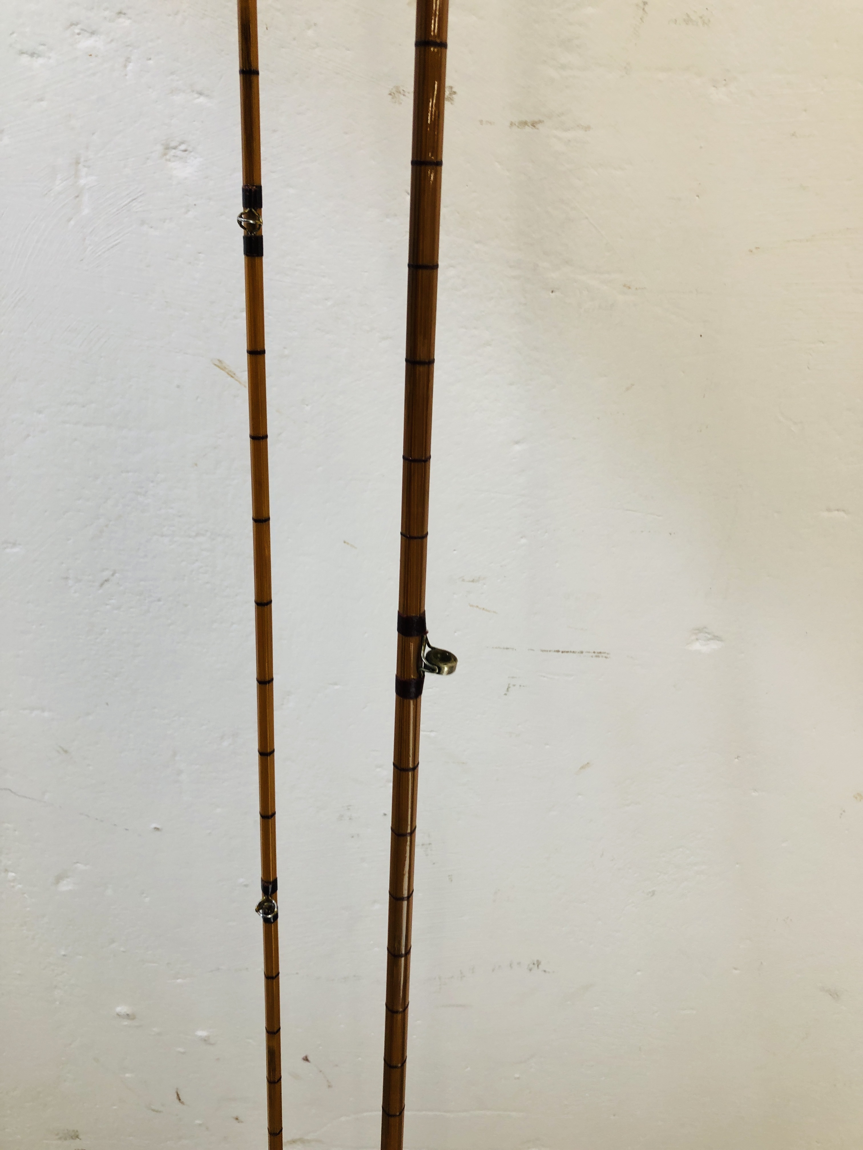 A HARDY "THE PERFECTION" TWO PIECE SPLIT CANE FISHING ROD IN BAG - Image 4 of 9