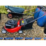 A VICTUS GARDEN LAWN MOWER WITH GRASS BOX - SOLD AS SEEN