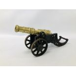 VINTAGE CAST AND BRASS MODEL CANON