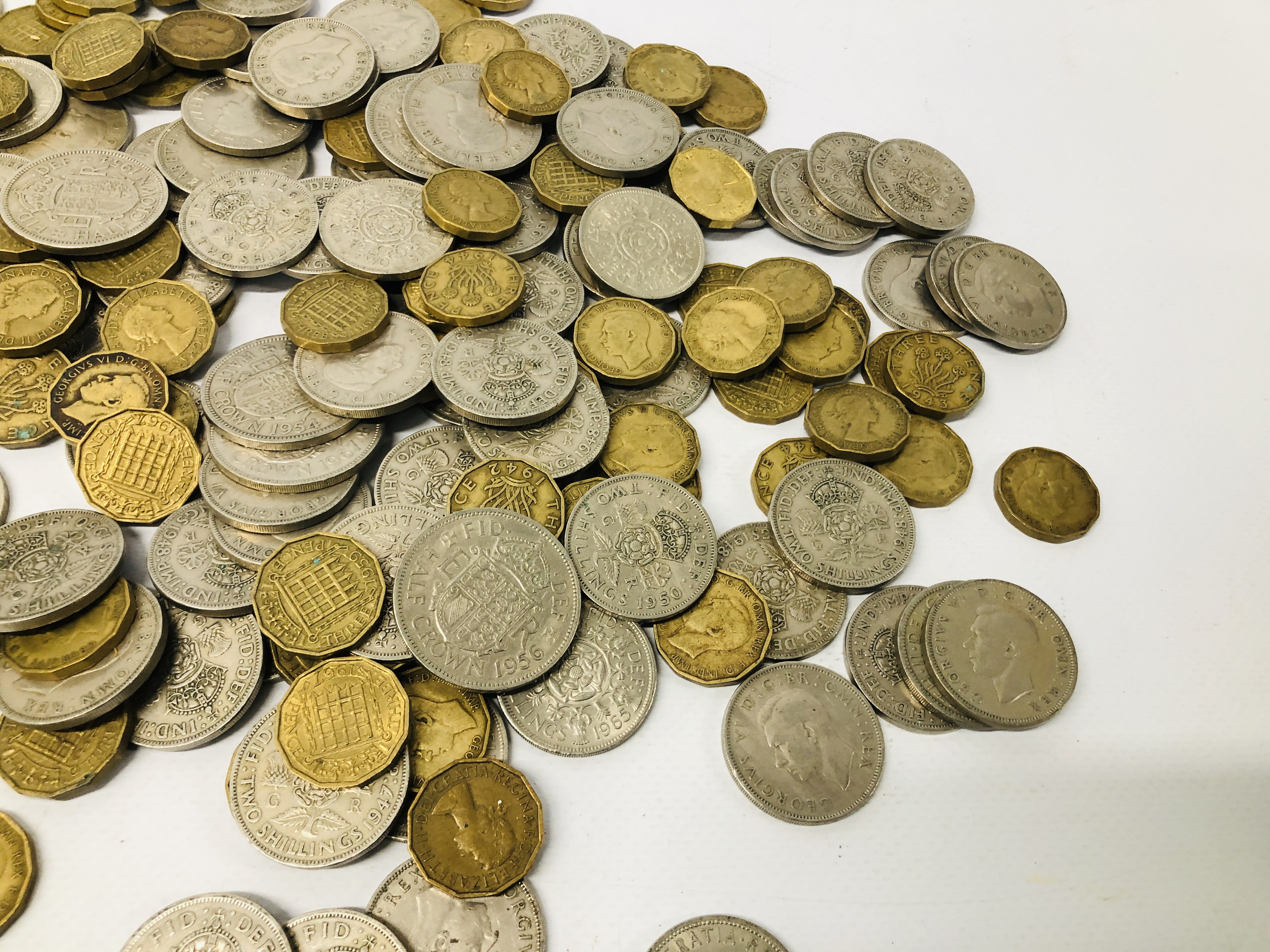 BOX OF UK PRE-DECIMAL COINS - Image 4 of 5