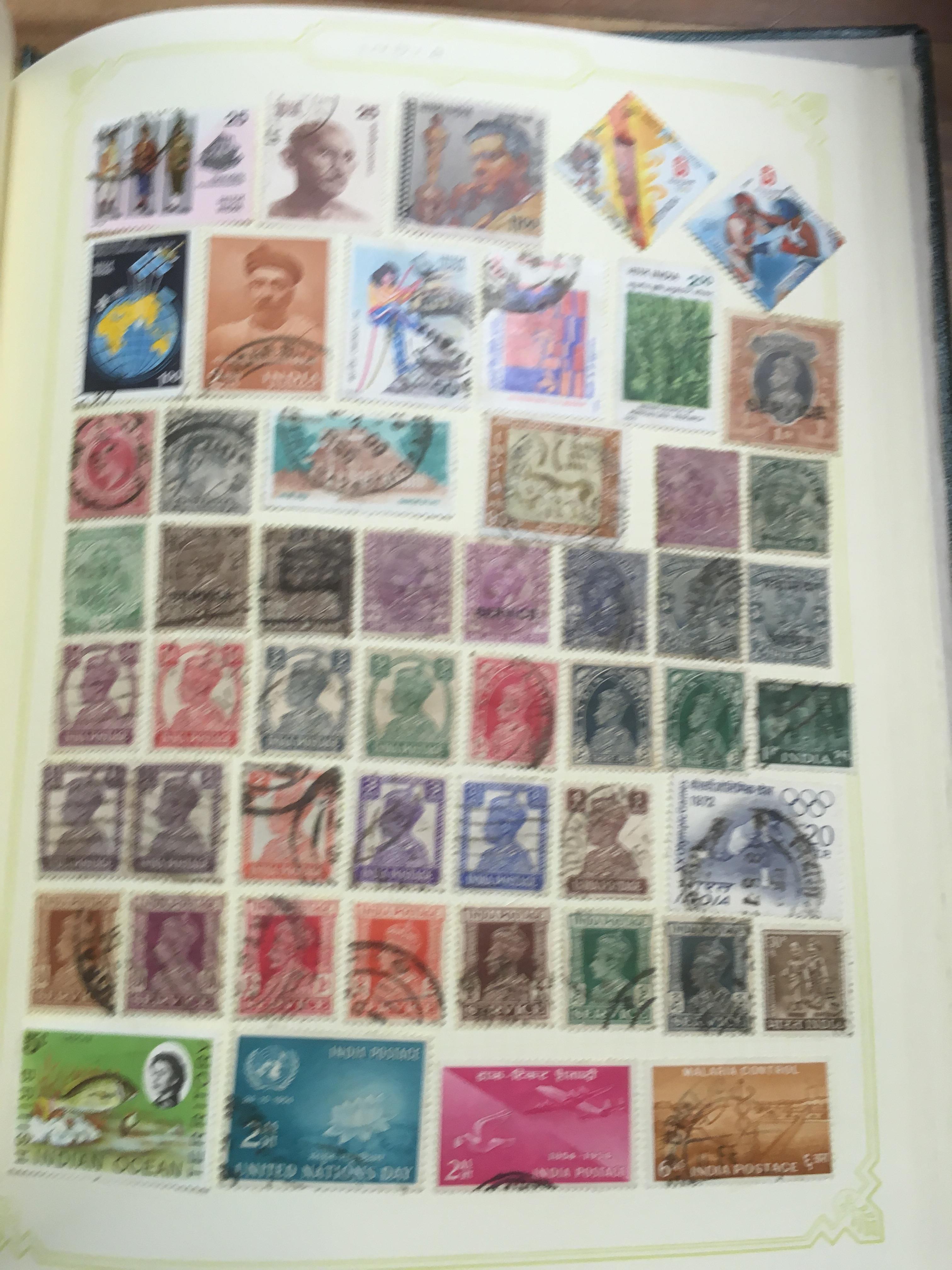 TUB WITH GB AND OTHER STAMPS IN TEN ALBUMS. - Image 5 of 7