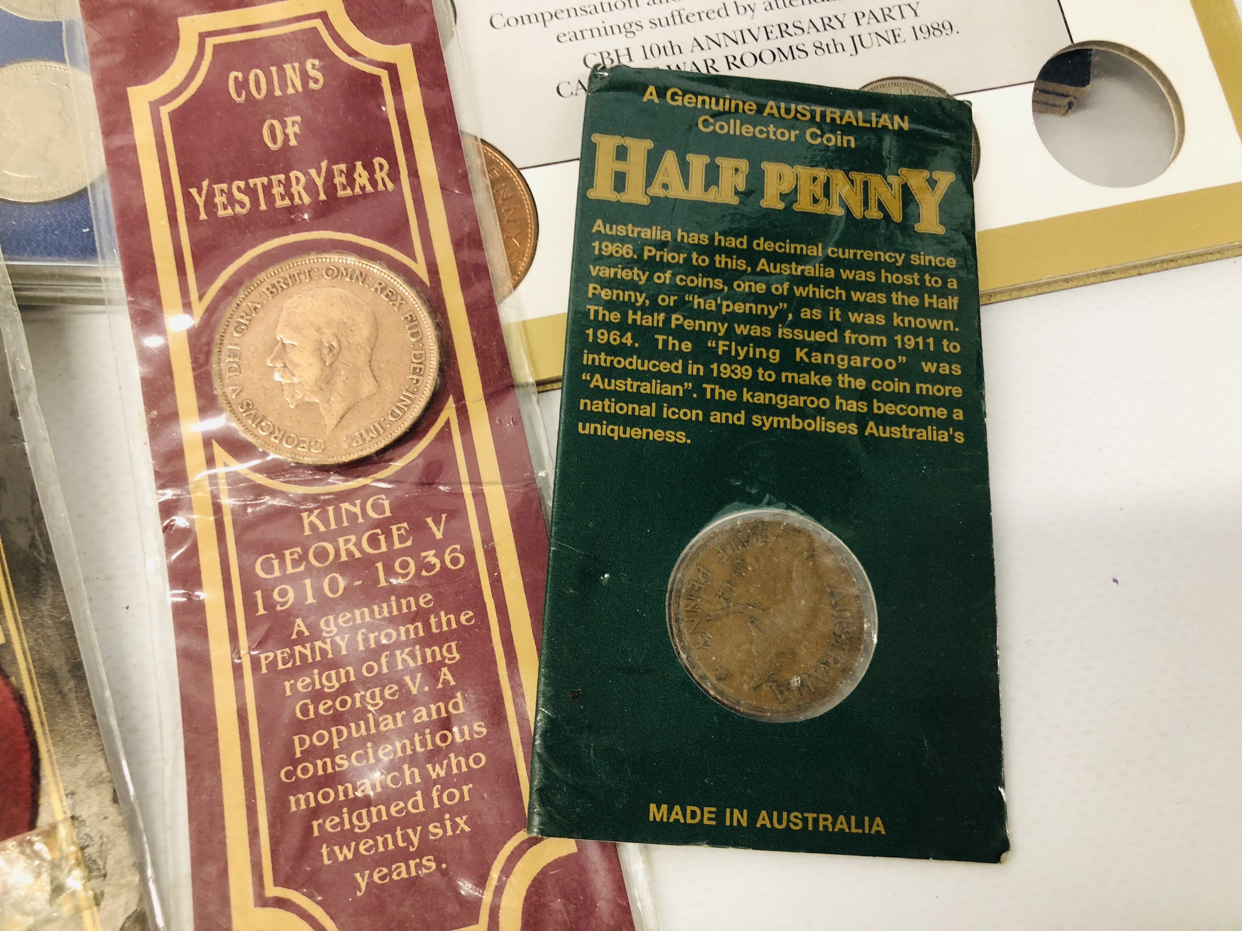 BASKET OF 24 WHITMAN COIN FOLDER ALONG WITH VARIOUS OTHER COINAGE SOME SET, ETC. - Image 6 of 16