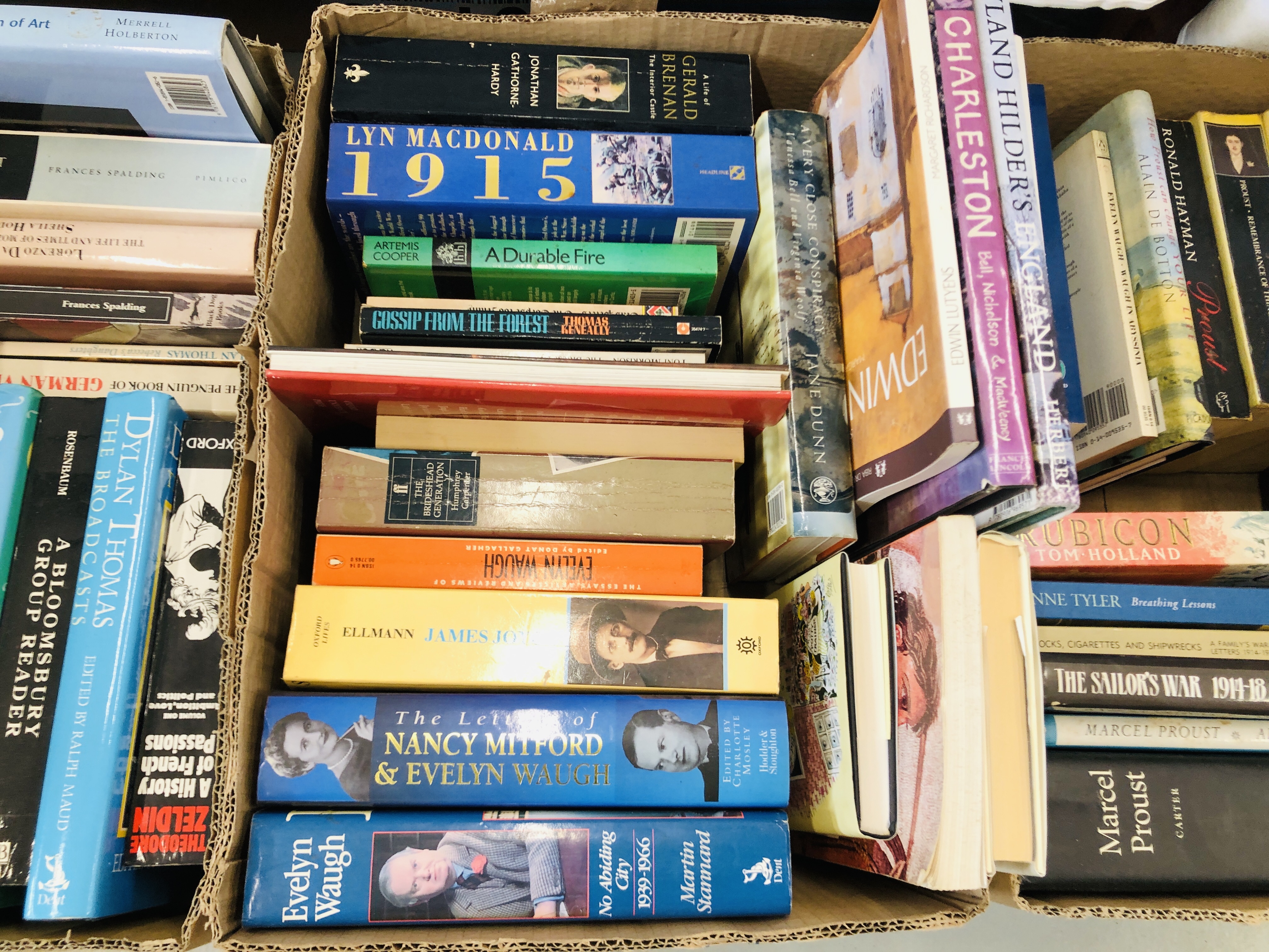 5 BOXES BOOKS TO INCLUDE NOVELS, REFERENCE, HISTORY ETC. - Image 4 of 8