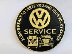 (R) VOLKESWAGEN WALL PLAQUE SALES AND SERVICE