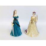 SPODE FIGURINE QUEEN ELIZABETH II THE DIAMOND JUBILEE 2012 A12 (BOXED),