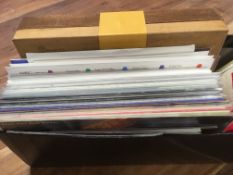 SMALL BOX WITH 1990's GB PRESENTATION PACKS (22), PRESTIGE BOOKLETS (2), FIRST DAY COVERS, ETC. ALSO