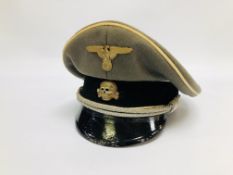 REPRODUCTION GERMAN SS OFFICERS CAP,