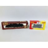 HORNBY 00 GAUGE 06003 LOCOMOTIVE BOXED AND AIRFIX GMR 4454 LOCOMOTIVE AND TENDER BOXED