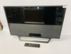 SONY 32 INCH SMART TV COMPLETE WITH REMOTE CONTROL MODEL KDL-32WD603 - SOLD AS SEEN.