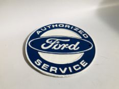 (R) FORD AUTHORISED PLAQUE